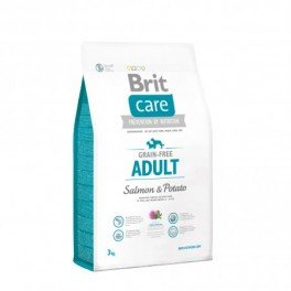 Brit Care Grain-free suaugusių šunų maistas su lašiša ir bulvėmis