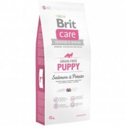 Brit Care Grain-free Puppy maistas mažiems šunims su lašiša ir bulvėmis